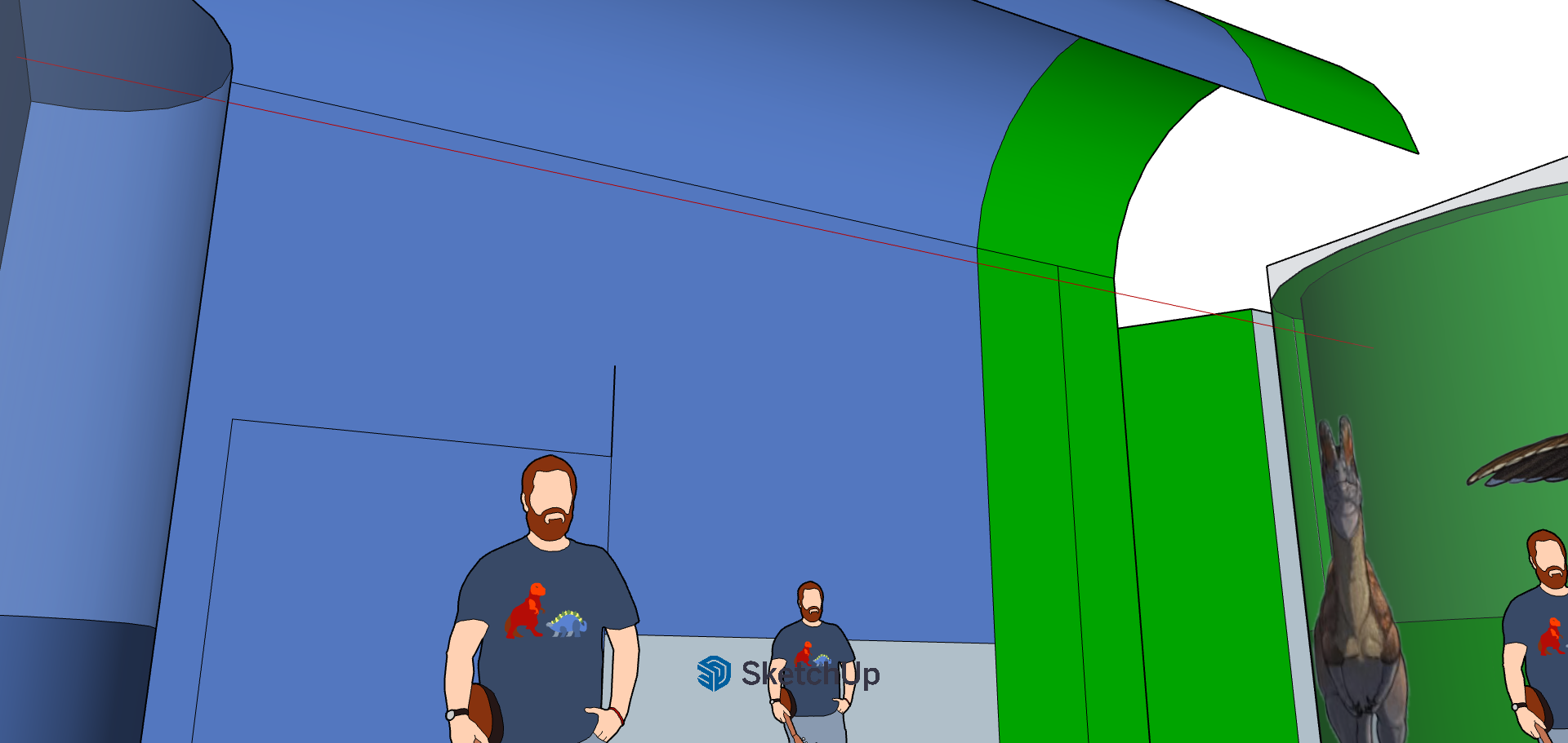 Thundering Sauropods viewing area